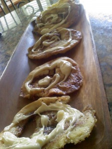 ~Cinnamon Roll Lace Cookies!