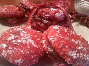 ~Cranberry Sauce Whoopie Pies!