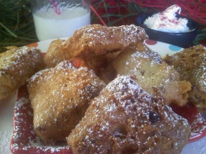 ~Deep Fried Fruit Cake!