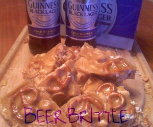 ~Black Lager Brittle..with Pretzels & Peanuts!