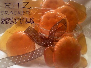 ~Ritz Cracker Brittle!