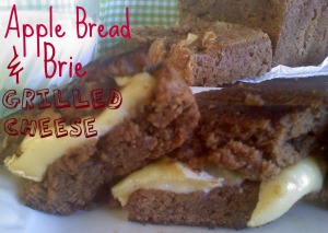 ~Apple Bread & Brie Grilled Cheese!