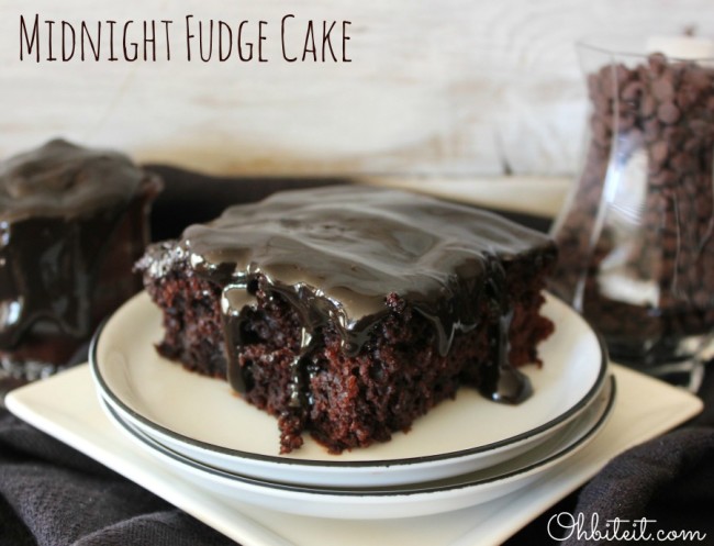 ~Midnight Fudge Cake! | Oh Bite It