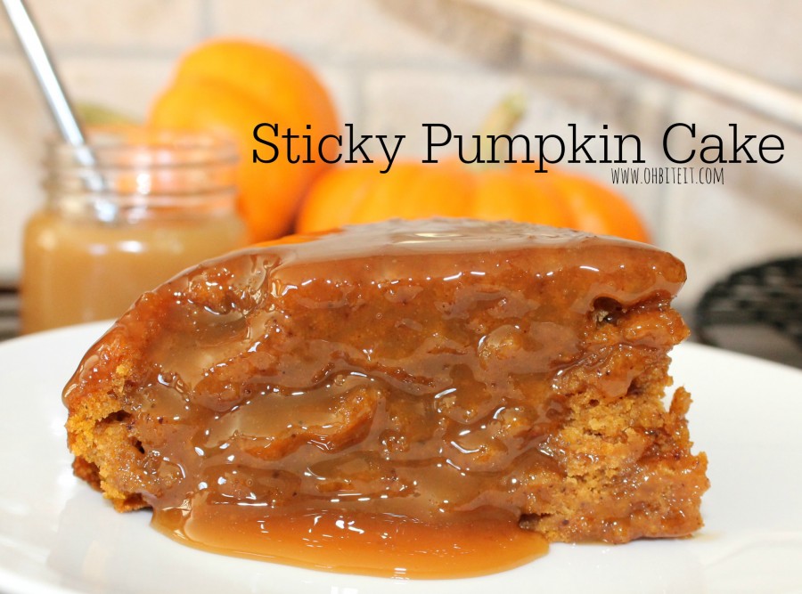 ~Sticky Pumpkin Cake! | Oh Bite It
