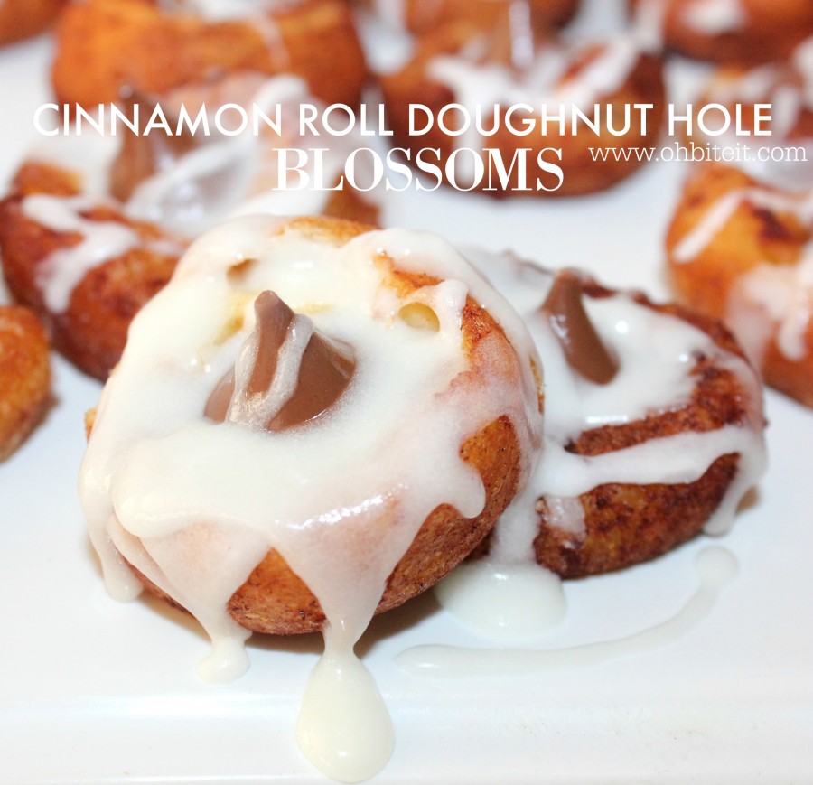 Cinnamon Roll Doughnut Hole BLOSSOMS!