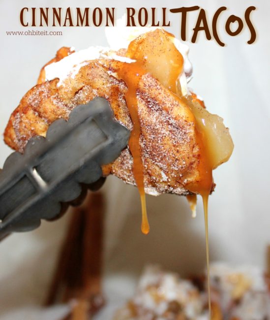 ~Cinnamon Roll TACOS! - Oh Bite It